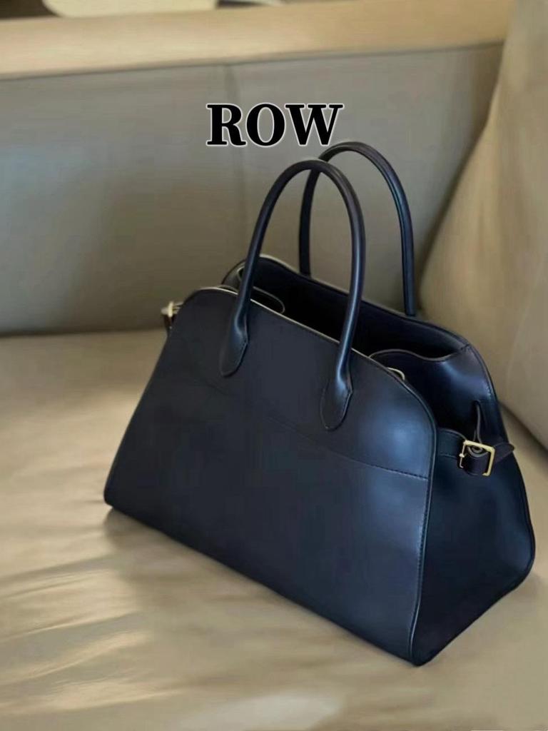 Сумка-тоут Margaux15 из матовой кожи T*ROW от Dong Jie в стиле минимализма — большая вместимость, сумка-трансформер цвета платины