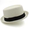 Uomo Donna Cappelli Classici in Paglia Pork Pie Fedora Cappelli da Sole Trilby Cappellini Estivi Boater da Spiaggia Outdoor Viaggio Festa Taglia US 7 1/4 UK L