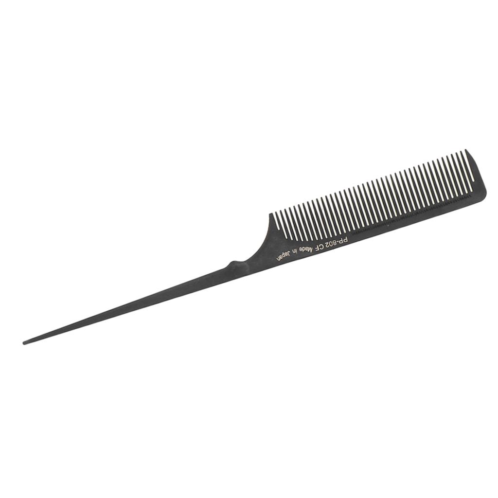 Tail Comb Professional Grade Heat Resistant Hairdressing Styling Salon Combs for All Hair Types Black