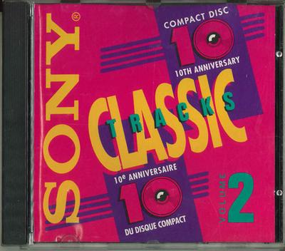 CD VARIOUS - Classics Tracks: Volume 2 CDSP3806 SONY 1992 Canada Classical Used