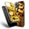 Gold Bar Wealth and Finance Phone Case For Iphone 16E 15 Pro 14 Plus 17E 16 17 Pro Max Air 11 12 13 Mini Shockproof Capa Cute