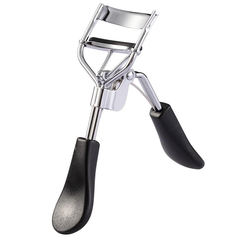Frameless Wide-Angle Eyelash Curler - Long-Lasting, Portable Toothed Comb for Precision Curling
