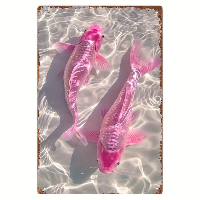 Retro Metal Animal Wall Art for Home Kitchen Farm Cafe Garden