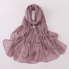 Silver Star Hot Drilling Chiffon Long Scarf Ethnic Fashion Women