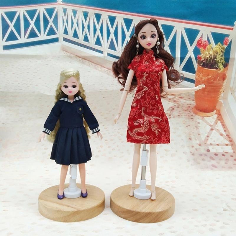 Adjustable Height Doll Display Holder For Stable Support And Modern Home Decoration BJDs Doll Organizing Accessories
