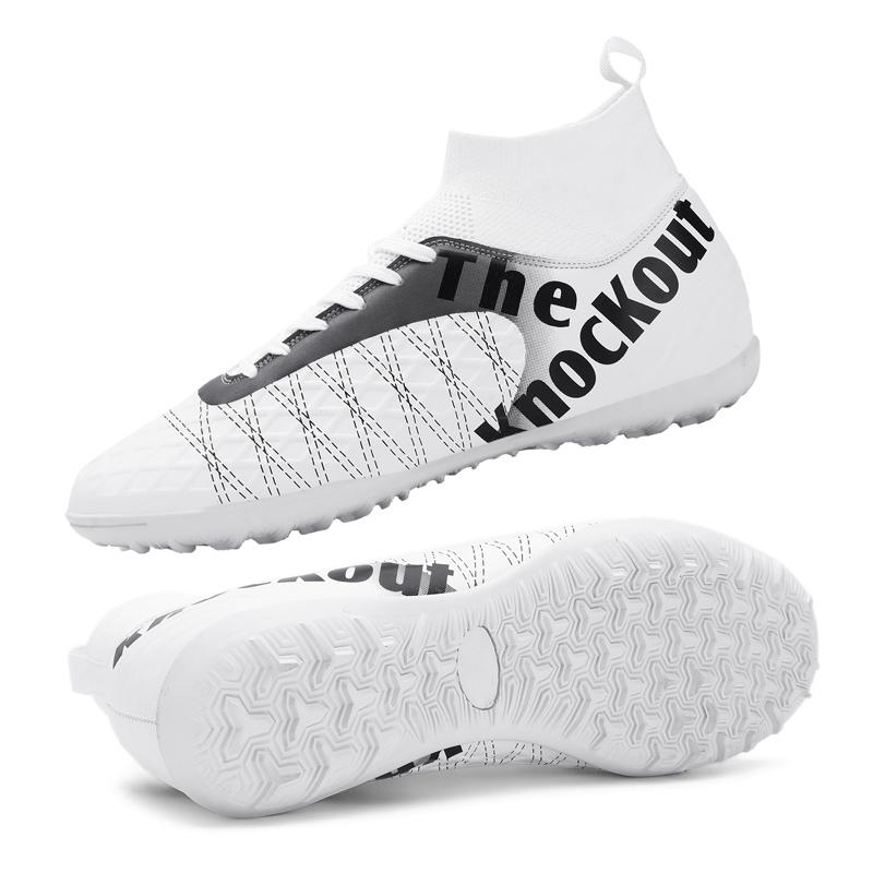 Unisex Turf Football Boots Professional Society Soccer Cleats TF Soccer Shoes Non-slip Grass Training Sneakers Teenagers Sports