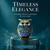 Zinc Alloy Owl Trinket Box Enameled Finish Owl Keepsake Box Classic Ring Holder Box  For Rings