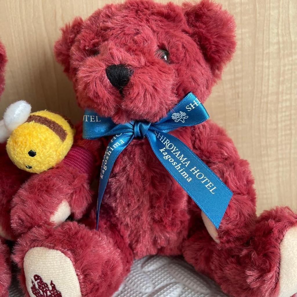 [USED] Teddy Bear Shiroyama Hotel Shiroyama Bear Happy