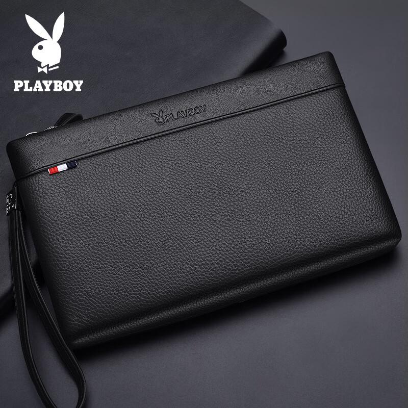 PLAYBOY Men s Business Leather Clutch Bag Medium