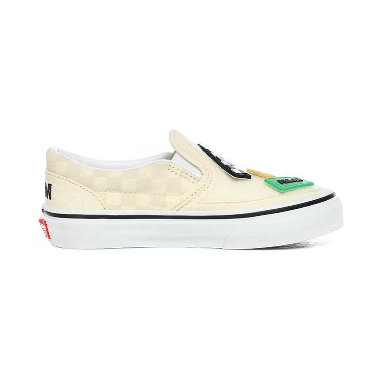 Vans MoMA X  Slip-On Series Canvas Low Top Kids Skate Shoes Kids Sneaker Pink VN0A4BUT0IC