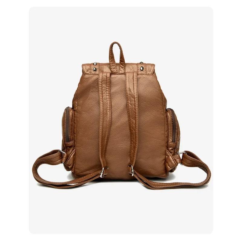 Zaini Moda con Borchie per Donna Borse a Spalla Pelle Morbida Daypack Borsa da Viaggio Grande Capacità Zaino Scolastico Zaino Donna