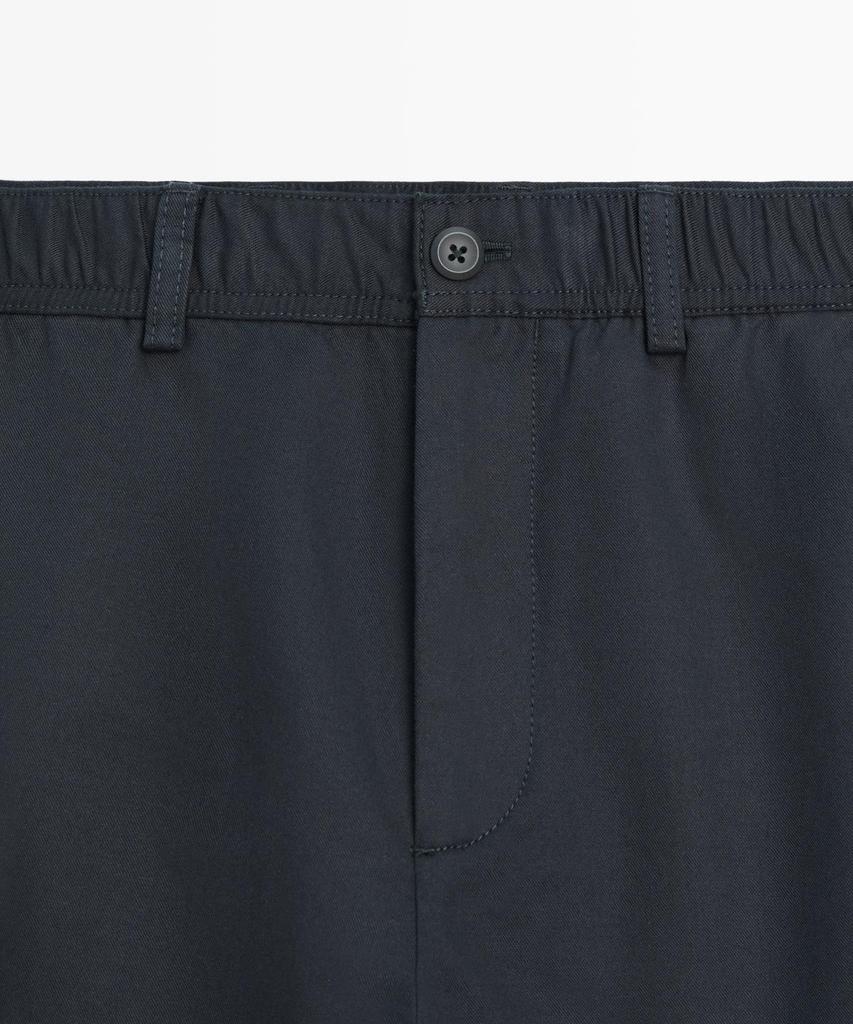 Masimodutti Cotton Linen Jogger Fit Pants