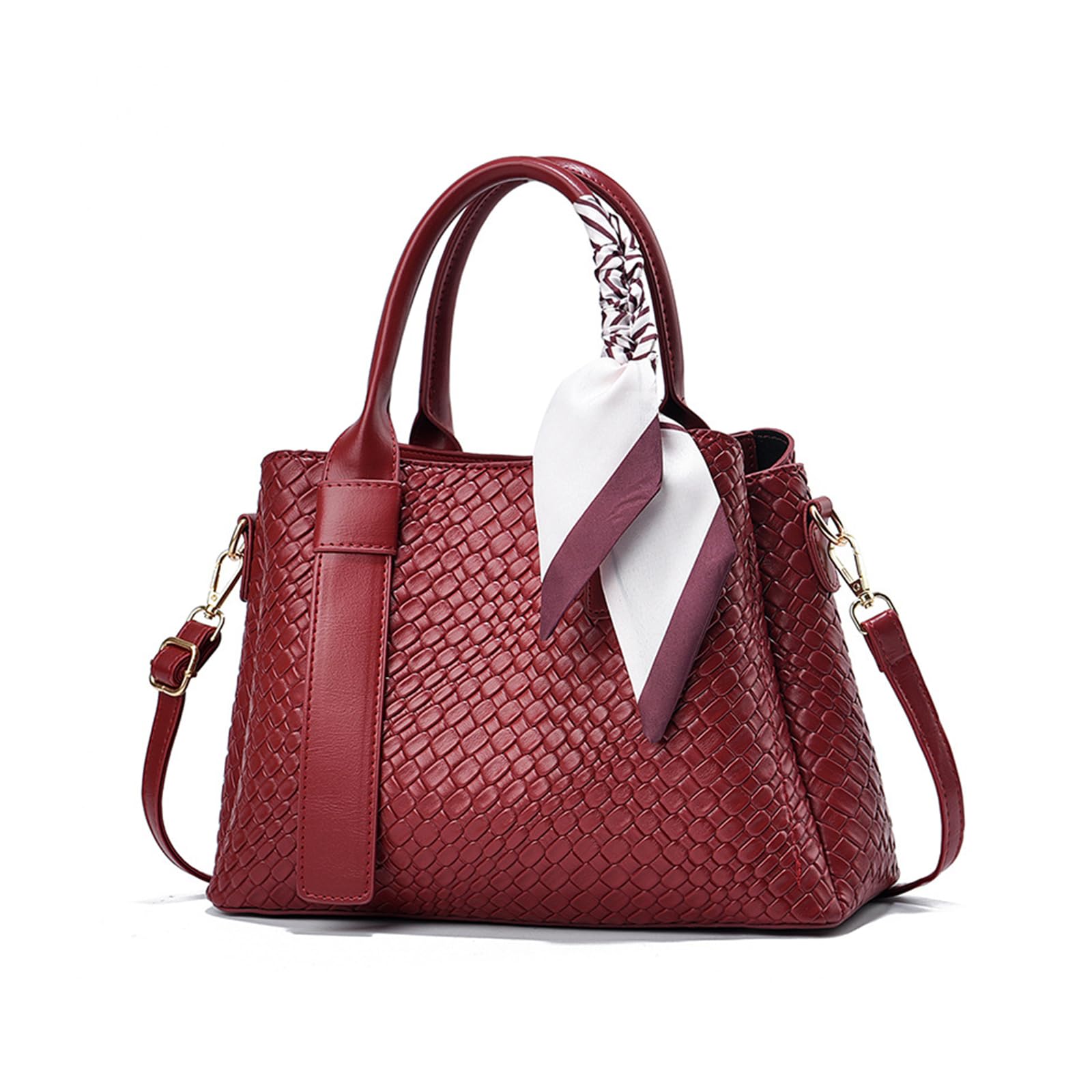 

Elegant Shoulder Bag with Stylish and Large PU with Studs on the Perfect for or as a NICOLE&DORIS Women s Handbag, Scarf, Popular, 2-Way Design,