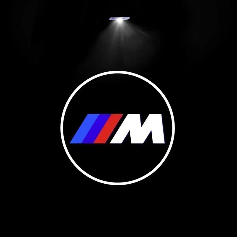 Luz Projetora de Logo de Porta de Carro LED Para BMW Série 1 3 4 5 6 7 X1 X3 E90 E60 F30 F10 F20 E87 E92 X5 E70 E91 G30 F31 F11 Acessórios