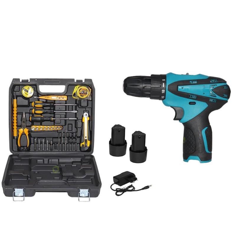 12V Lithium Battery Handheld Drill & Screwdriver - Household & Industrial Grade Electric Tool.
