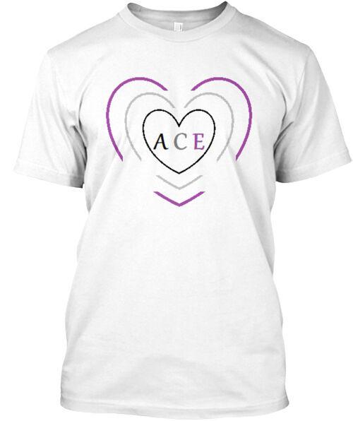 

The Asexual Heart T-Shirt Made in the USA Size S to 5XL XL