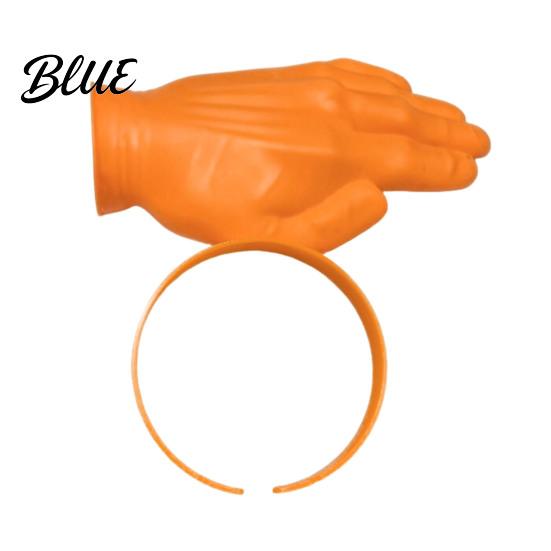 Summer Sun Hat Hand-Shaped Visor 3D Printed Funny Novelty Headwear Outdoor for Activities Unique Face Shield Gardening Hiking Beach Ergonomic