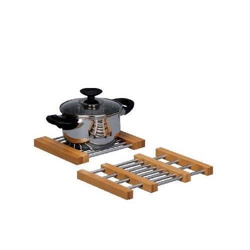 Zeller 25299 Dessous de plat extensible en bamb…