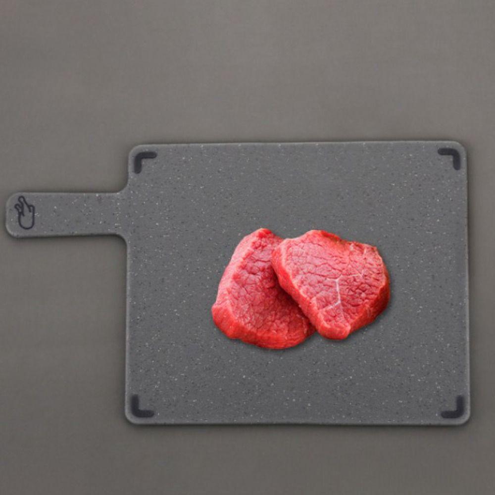 4 Pieces Plastic Classification Cutting Board with Storage Rack Slicing Board  Fruit Vegetable