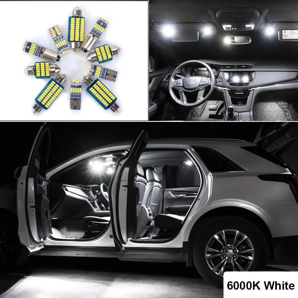 

10Pcs Canbus LED Interior Map Dome Trunk Light Kit Accessories For Dodge Nitro 2007 2008 2009 2010 2011 2012 Car Bulbs Lighting білий