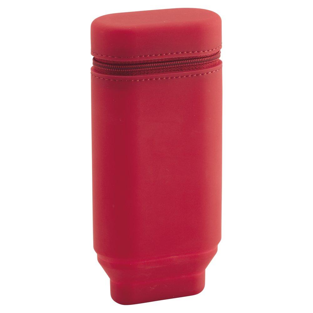 LIHIT LAB Stand Pen Oval Red Case, Type, A7694-3