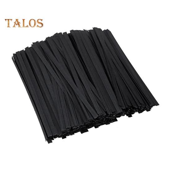 1000 Pcs Kraft Paper Twist Ties Reusable Ties with Wire Core Flexible Cable Ties for Packaging Bread Cake Candy Party Favors
