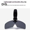 Polarized Clip Sunglasses for Men Women Frameless Flip Up One Piece Shield Lens UV Protection Glasses for Fishing Cycling Driving Running Climbing