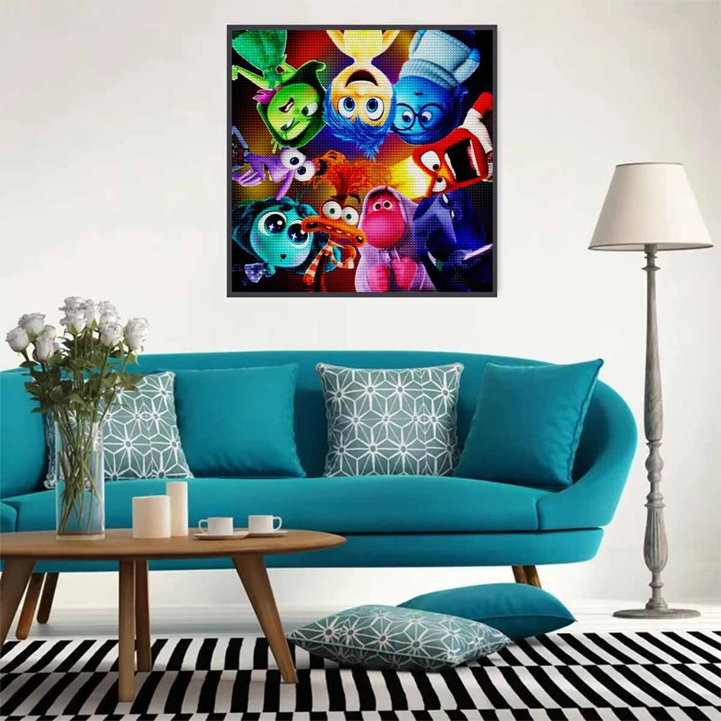 5D DIY Diamond Painting Decorative Inside Out Full Round Drill Scenery Diamond Embroidery Cross Stitch Kits Home Decor Gift