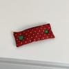 Polka Dot Pattern Desktop Cable Organizer Fabric Cord Storage Clip Date Cable Winder  Women Girls