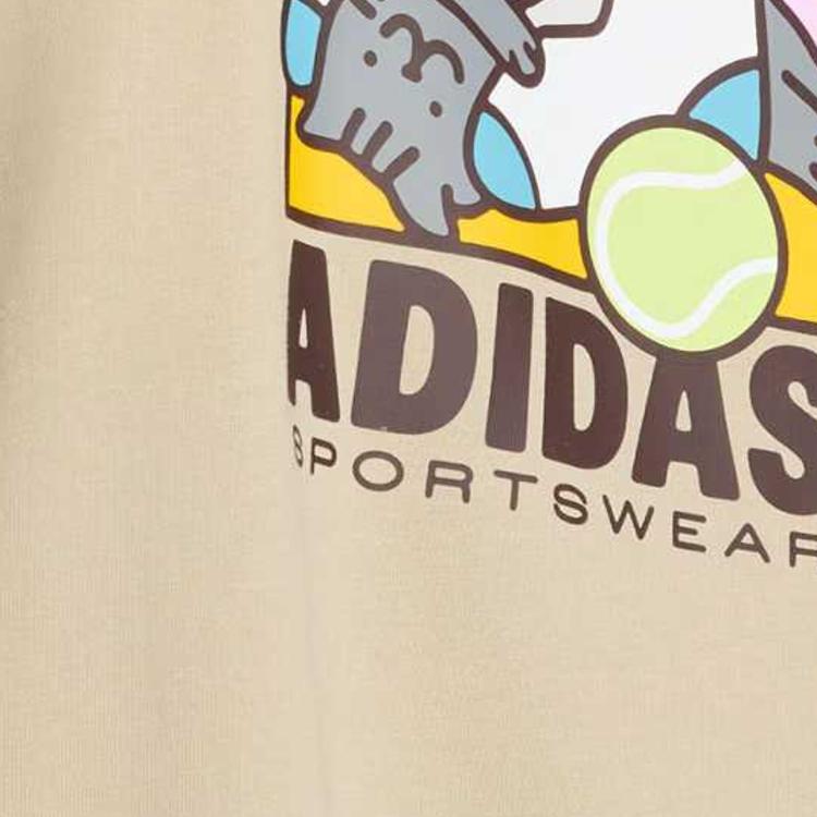 adidas Playful Round Neck T-Shirt Men Tops KE4342