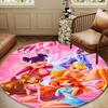 Wink Club Magical Friendship Round Mat Home Decor, Chair Rug For livingroom,Bedroom, Doormat Home Decor Birthday Gift Christmas Gifts