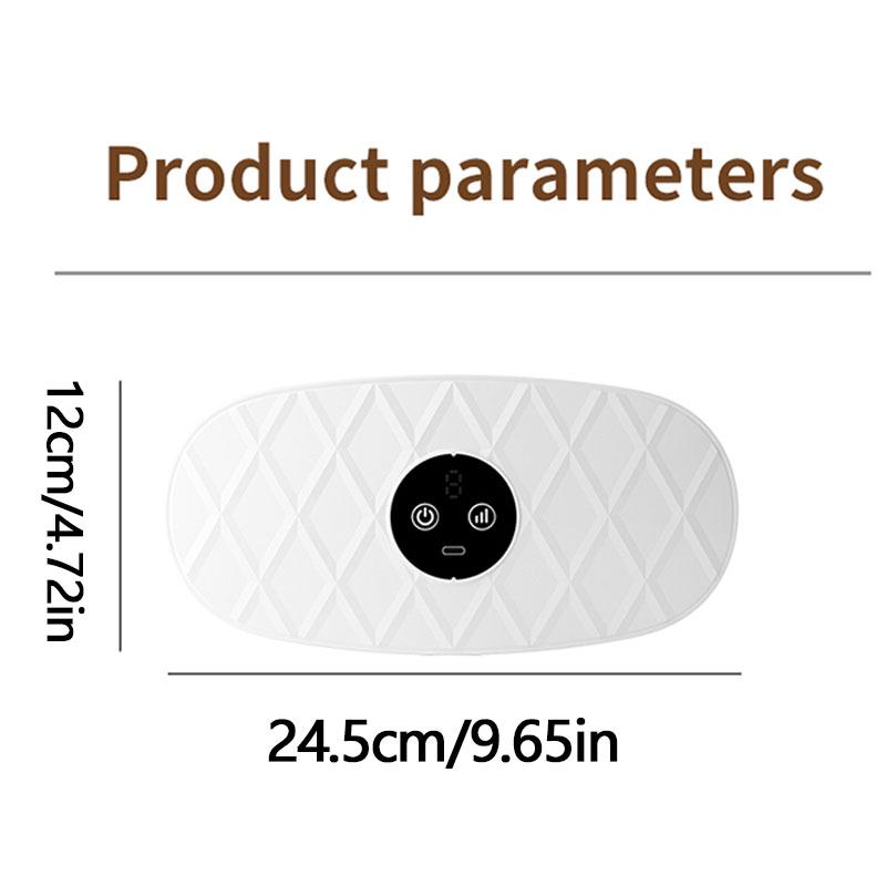 2026 New Electric Abdominal Massage Belt Portable Wireless Vibration Multi Mode Belly Shaking Massager for Home Use
