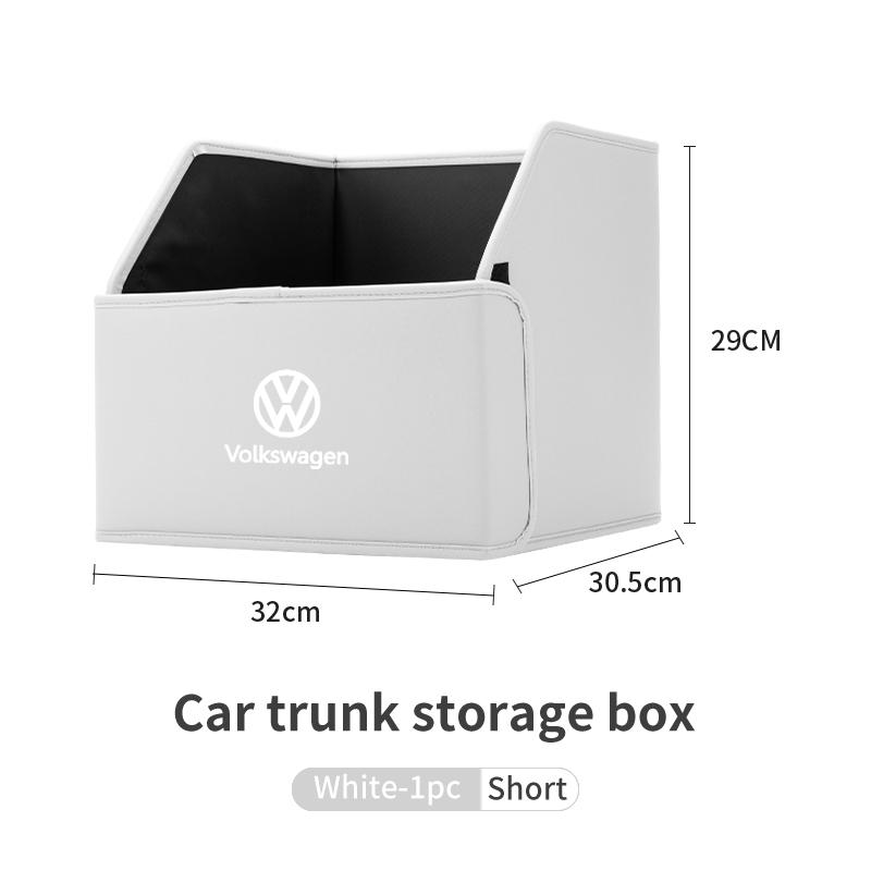 T23-Car Trunk Organizer Box Tailbox Stowing Tidying Storage Bag For Volkswagen VW Passat Golf Tiguan Polo Scirocco Jetta CC T-ROC