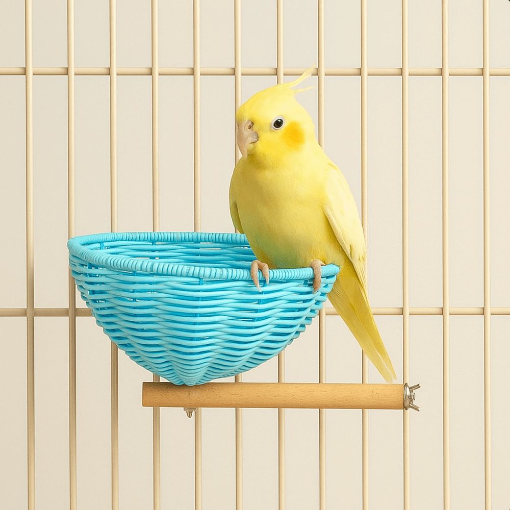 Bite Resistant Hanging Bird House Wear-resistant Handwoven Bird House  Balcony