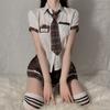 Sexy Lingerie Uniform Seduction Police Pleated Skirt Passion Secretary Character College Wind JK Maid