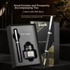Hero Fountain Pen, 382 Business Office Student Daily Writing Iridium Gold Signature Ink Gift Box, Black Calligraphy Pen Tip