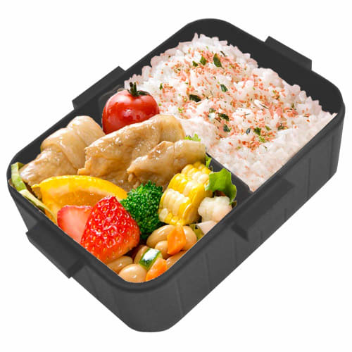 Skater Ag+ Silver Ion Antibacterial 4-Point Lock Lunch Box, 650ml, Snoopy Face, Peanuts, Made in Japan, YZFL7AG