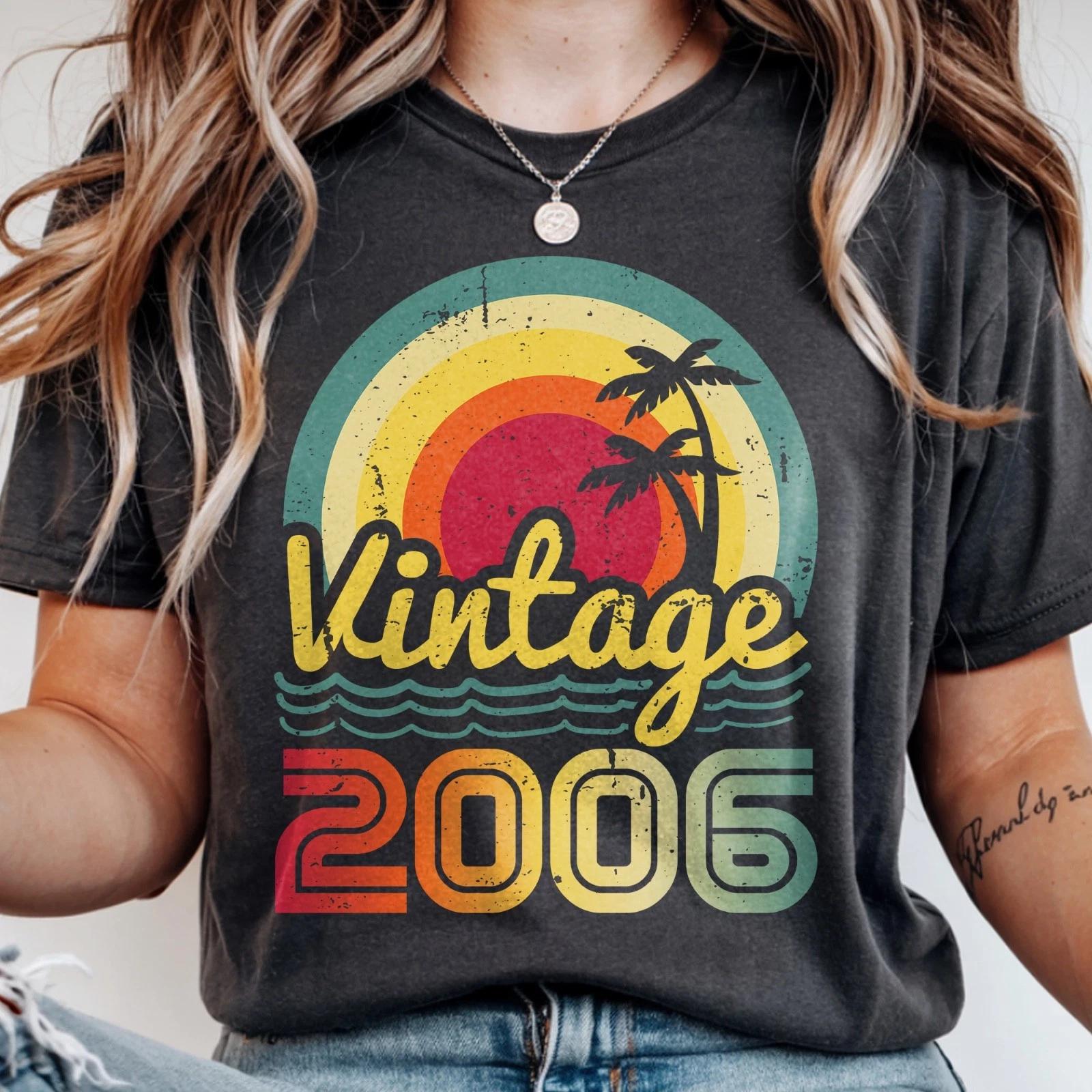 Vintage 2006 T-Shirt, 20th Birthday Tee, Retro Style Celebration 2XL