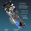 Waterproof Camping Searchlight with Side Lights Dimmable Powerful Handheld Lantern USB Rechargeable 1200mAh Battery