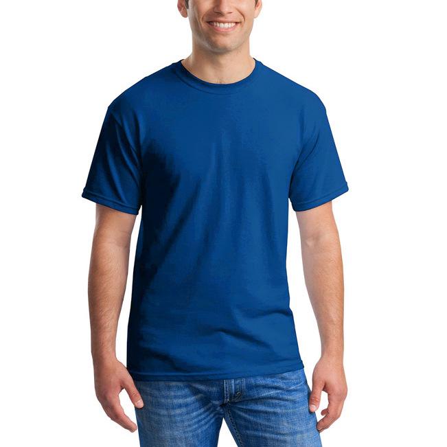 Men's Solid Color Fitness T-shirt - Short Sleeve