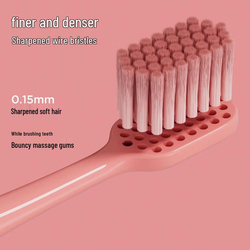 Semi Whitening & Rainbow Soft Bristle Toothbrush Set (7-Count)