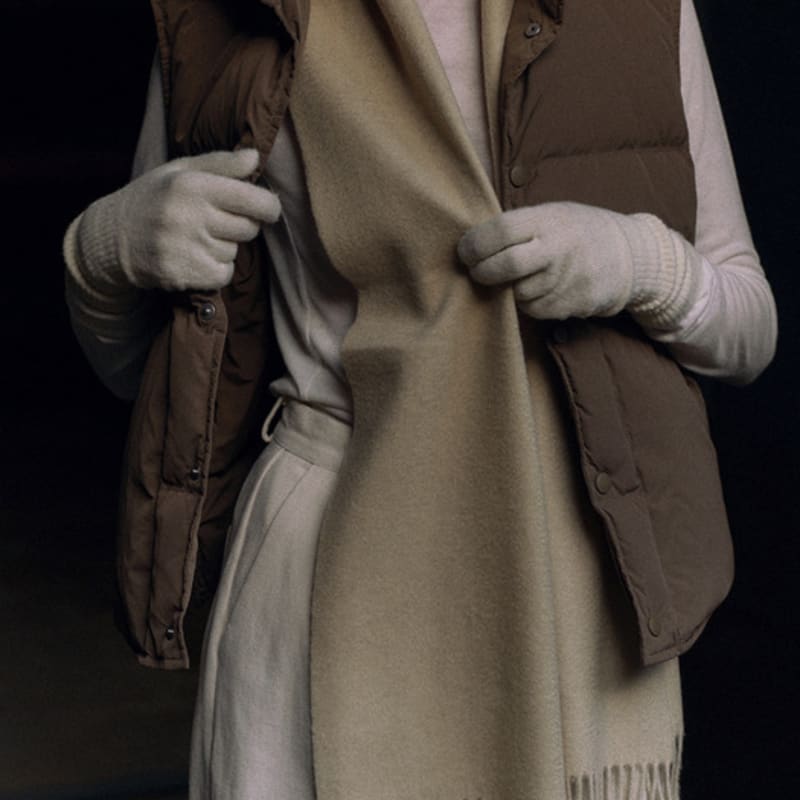 LeniL Ricos Winter Basic Schal (Butter)