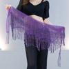 Professional Grade Belly Dance Hip Scarf Lightweight Polyester Fabric for Comfortable Extended Dance Practice