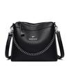 Einschultertasche mit Kettenriemen, Handtasche für Damen, Elegante Business-Casual Umhängetasche mit mehreren Fächern
