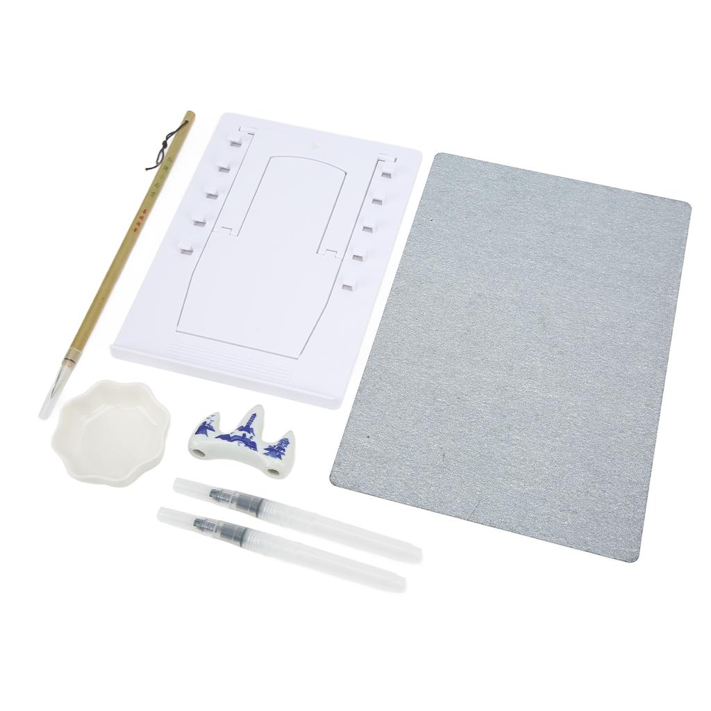 Water Drawing Board Kit Reusable Environmentally Friendly Brush Water Painting Art Board Tools Set with Bracket