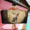 Cartoon O-Over the G-Garden W-Wall Microfiber Beach Towel Absorbent Quick dry Soft Yoga Swimming Resort Mountain Climbing Towel