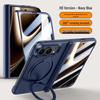 Apple iPhone Duo Foldable Magnetic Case with Rotating Bracket and Anti-Drop Protection.