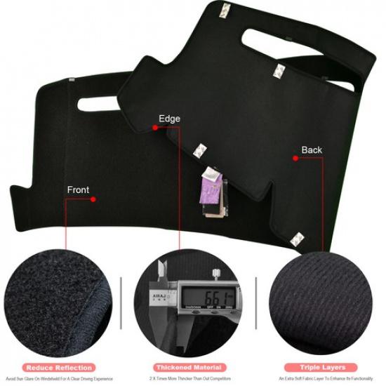 Dashboard Mat For Chevy Silverado 1500 2500 Tahoe 2001-2006 02 Yukon Dash Cover