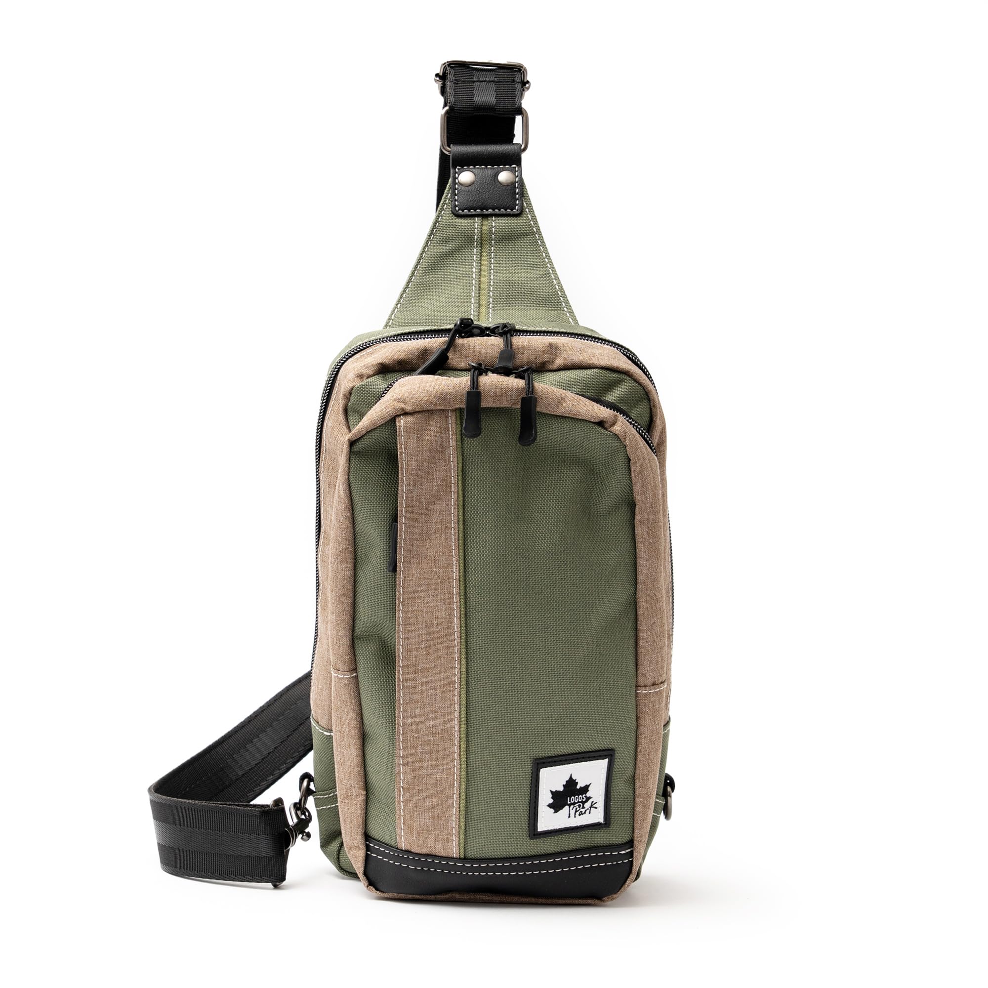 

Logo Spark Men s Crossbody Bag, Small, Two-Tone Casual, Green