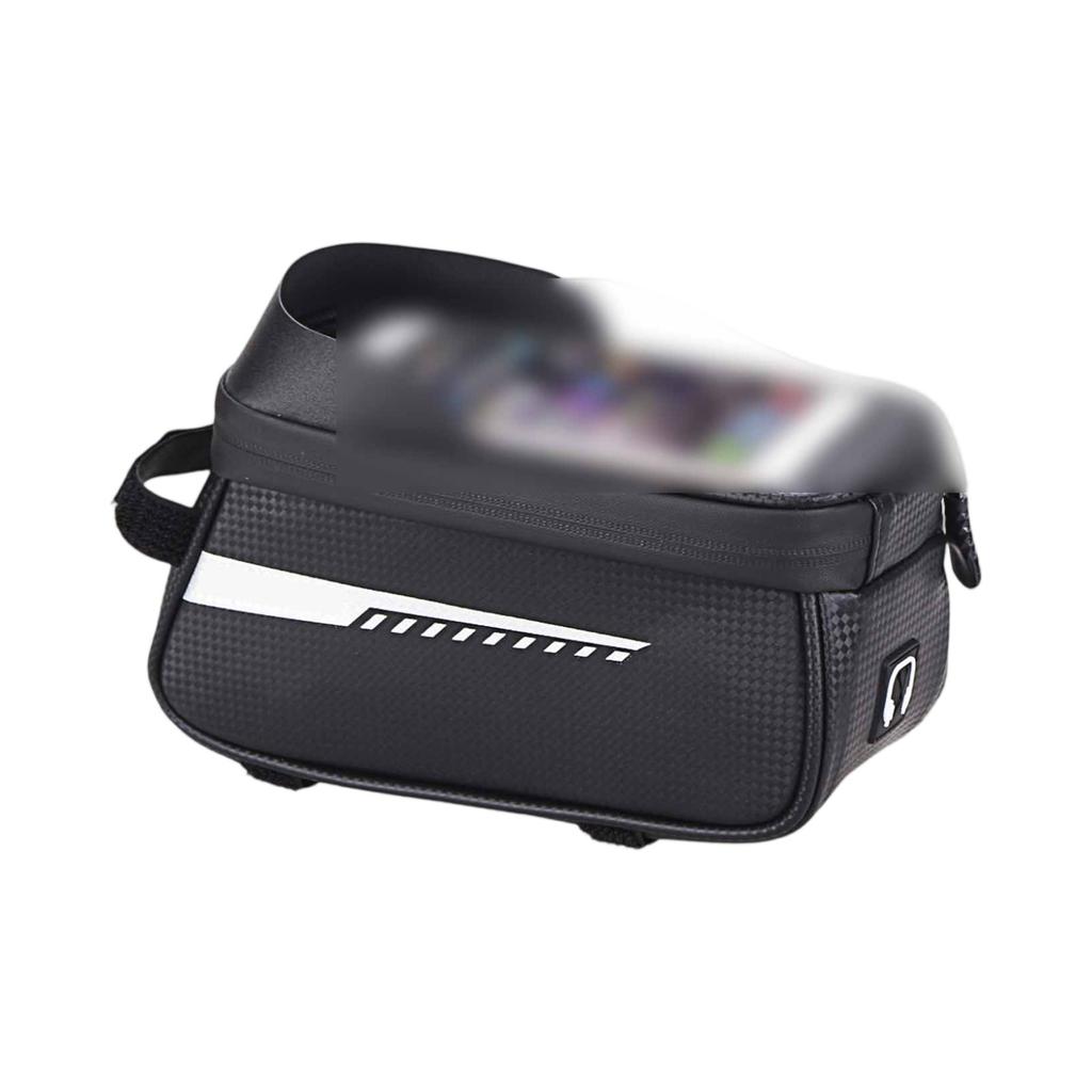 Front Tube Bag, Large,Capacity Top Tube Phone Bag, Mountain Bike Frame Bag, Cycling Storage Equipment